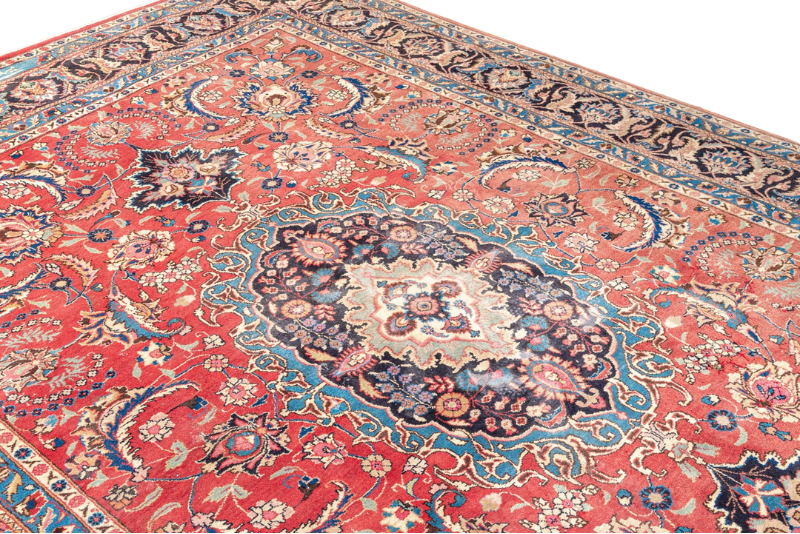Large Hand Knotted Wool Persian Carpet - 12' 1½